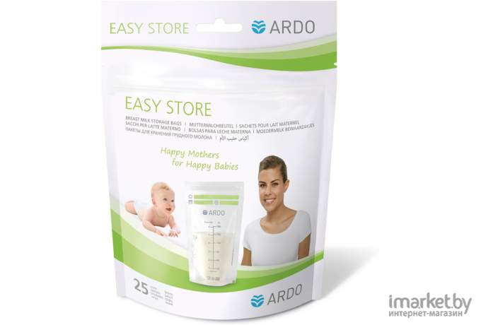 Пакет для хранения молока ARDO Easy Store 25 шт [63.00.334]