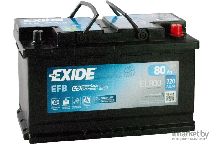Аккумулятор Exide Start-Stop EFB EL800 80 А/ч