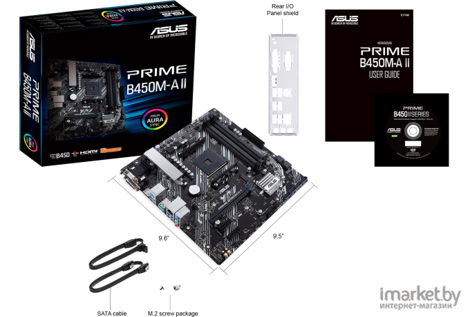 Материнская плата ASUS PRIME B450M-A II