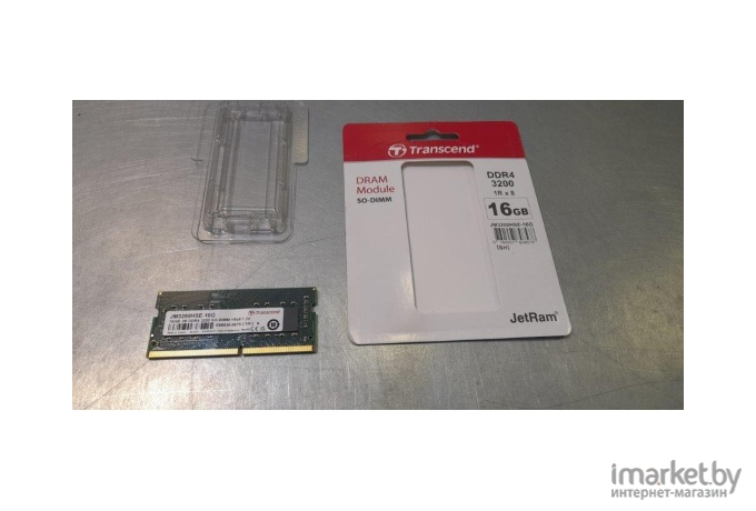 Оперативная память Transcend 16GB JM DDR4 3200 SO-DIMM 1Rx8 2Gx8 [JM3200HSE-16G]