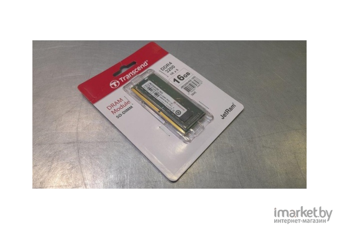 Оперативная память Transcend 16GB JM DDR4 3200 SO-DIMM 1Rx8 2Gx8 [JM3200HSE-16G]