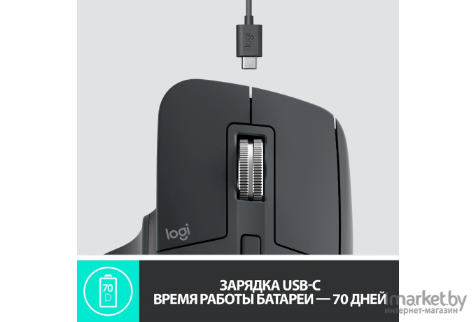 Мышь Logitech MX Master 3 Advanced Black [910-005710]