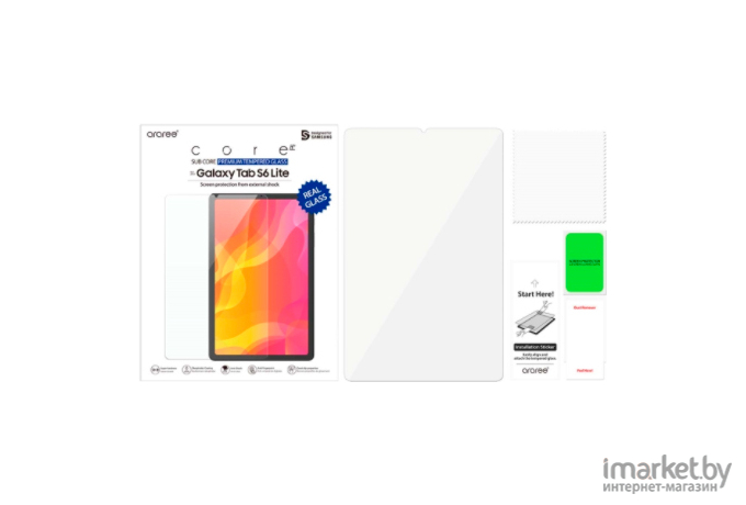 Защитное стекло Araree Sub Core Premium для Samsung Tab S7 [GP-TTT870KDATR]
