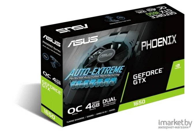 Видеокарта ASUS Phoenix GeForce GTX 1650 OC 4GB GDDR6 (PH-GTX1650-O4GD6)