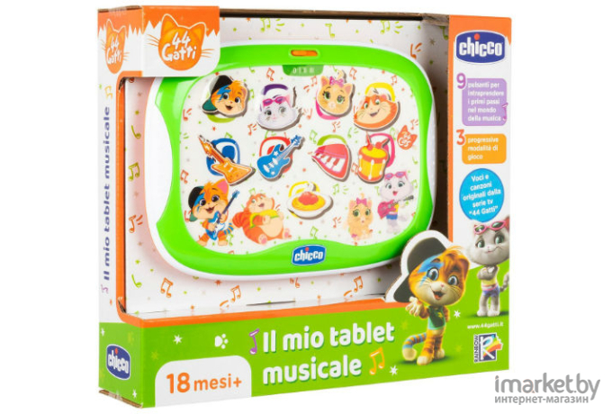 Развивающая игрушка Chicco Планшет 44 Котенка 340728670 [00010025100000]