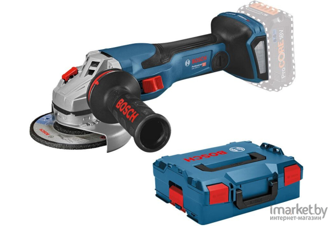 Угловая шлифмашина Bosch GWS 18V-15 L-BOXX [0.601.9H6.100]