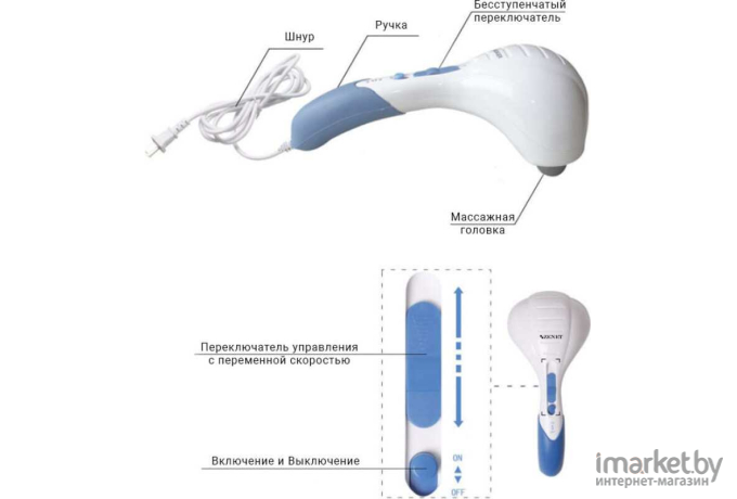 Массажер Zenet ZET-717