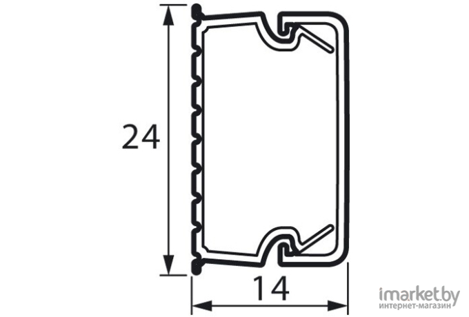 Кабель-канал Legrand Metra 24х14мм [638193]