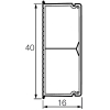Кабель-канал Legrand Metra 40х16мм [638195]