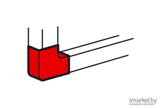 Кабель-канал Legrand Metra плоский угол 85х50 [638023]