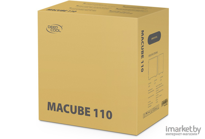 Корпус для компьютера DeepCool MACUBE 110 BK [R-MACUBE110-BKNGM1N-G-1]