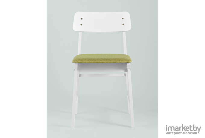 Стул Stool Group ODEN WHITE 2шт оливковый [MH52035 WHITE BZ-13 GREEN X2]