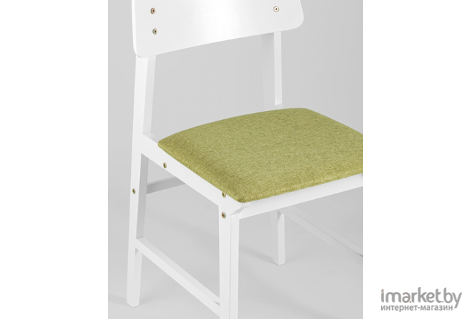 Стул Stool Group ODEN WHITE 2шт оливковый [MH52035 WHITE BZ-13 GREEN X2]