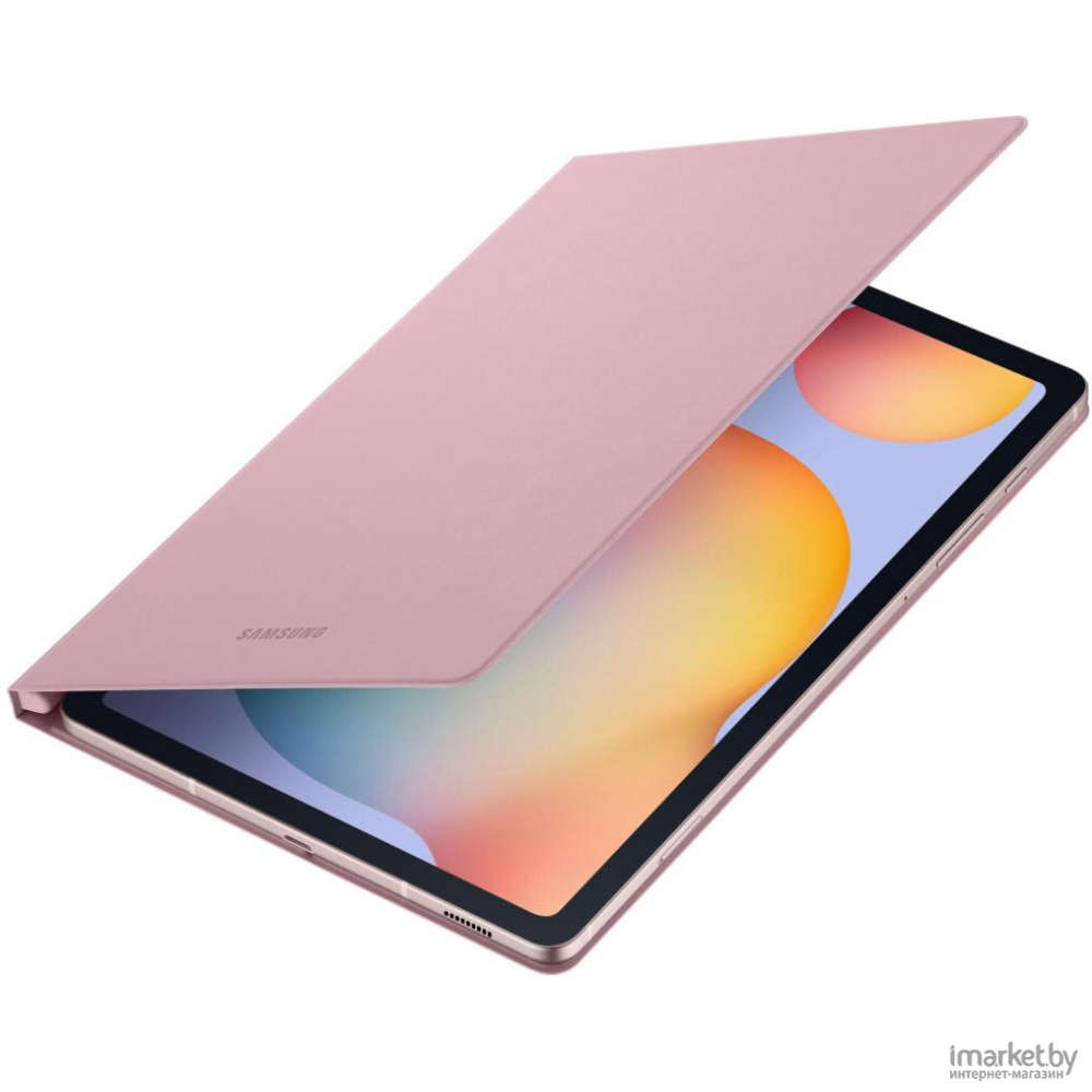 Купить чехол для планшета samsung book cover для samsung galaxy tab s6 lite  розовый [ef-bp610ppegru] | Цена | С доставкой