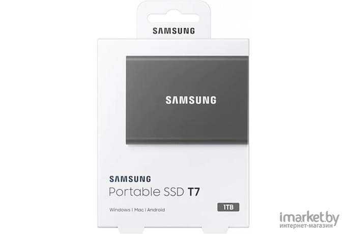 Внешний жесткий диск Samsung T7 Touch 1TB черный [MU-PC1T0T/WW]