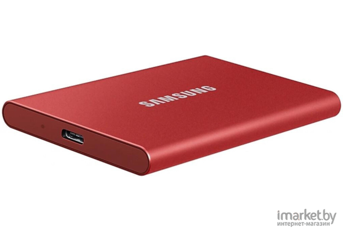 Внешний жесткий диск Samsung T7 Touch 1TB красный [MU-PC1T0R/WW]