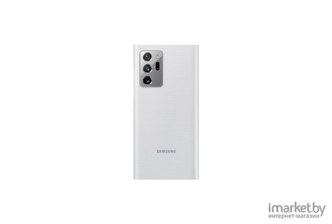 Чехол для телефона Samsung Smart Clear View Cover для Note20 Ultra Silver/White [EF-ZN985CSEGRU]