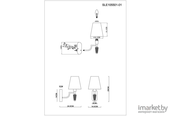 Бра Evoluce SLE105501-01