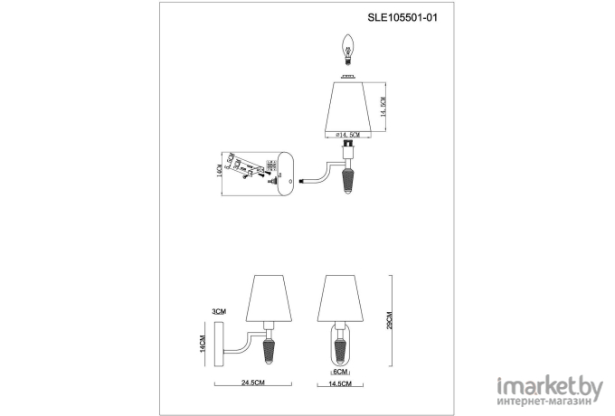 Бра Evoluce SLE105501-01