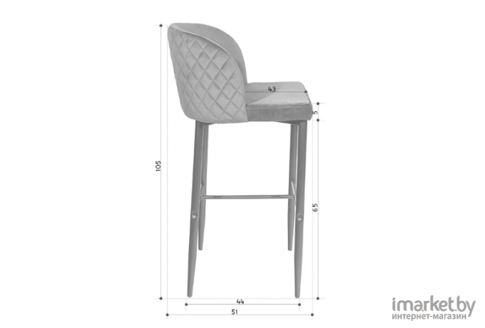 Барный стул Stool Group Говард Yellow желтый [120692]