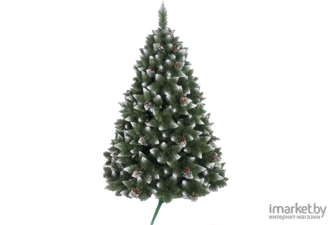 Новогодняя елка MiaMar Бриллиантовая пышная кончики белые 150 см в пленке [SB150F-PVC]