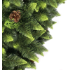 Новогодняя елка MiaMar Бриллиантовая кончики зеленые 220 см в пленке [EGZ220F-PVC]