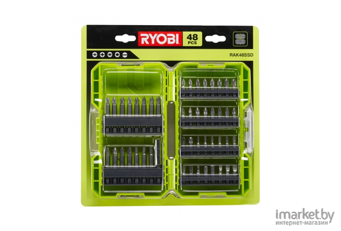 Набор бит RYOBI RAK48SSD (48 предметов) [5132003301]