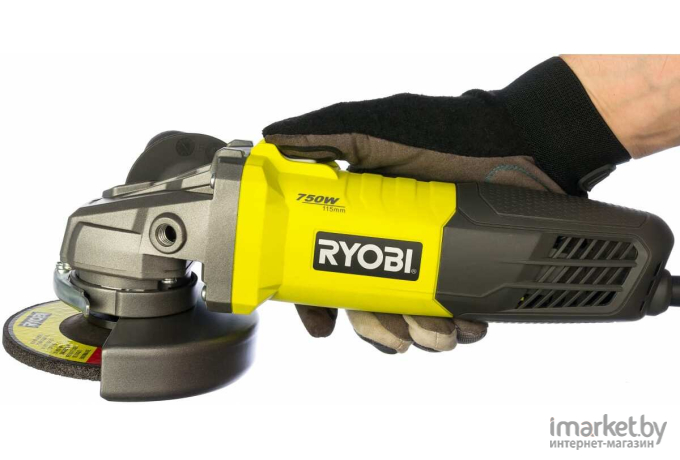 Угловая шлифмашина RYOBI RAG750-115G [5133002489]