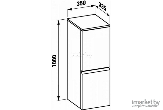 Шкаф-пенал Laufen Case [4020110754751]