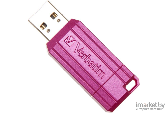 Usb flash Verbatim PinStripe 128GB черный [49071]