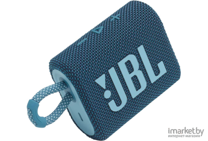 Портативная акустика JBL Go 3 Blue [JBLGO3BLU]