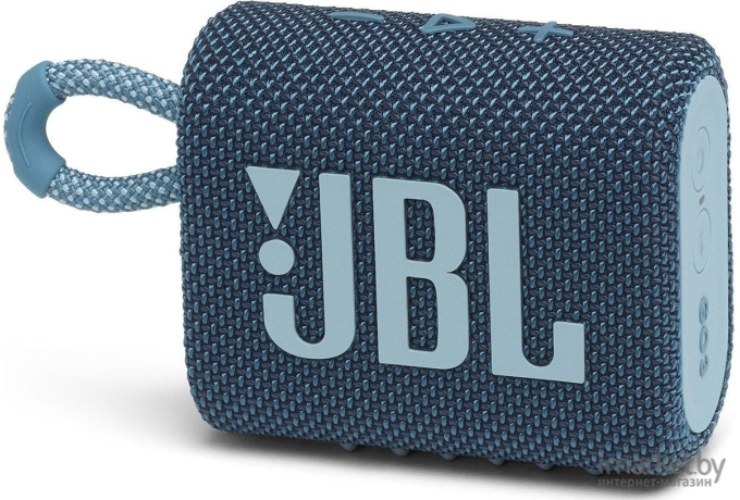 Портативная акустика JBL Go 3 Blue [JBLGO3BLU]