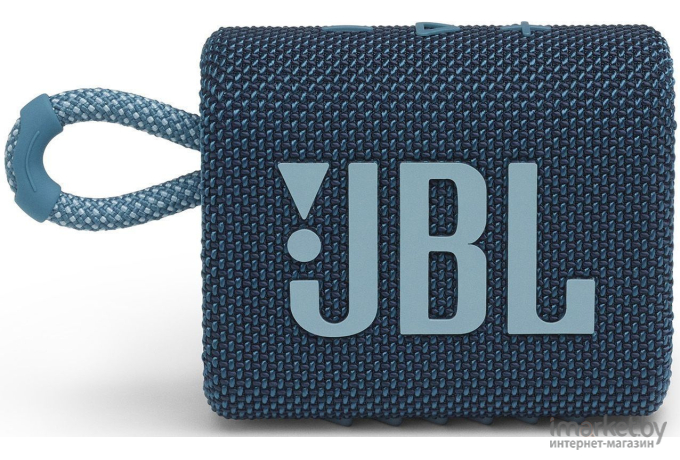 Портативная акустика JBL Go 3 Blue [JBLGO3BLU]