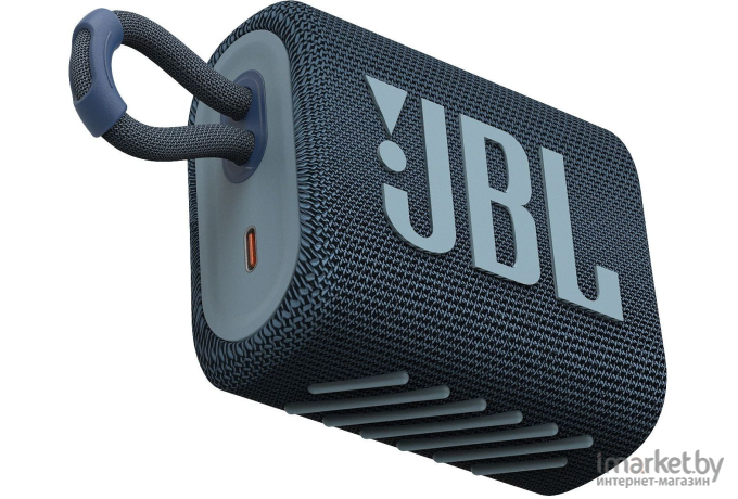 Портативная акустика JBL Go 3 Blue [JBLGO3BLU]