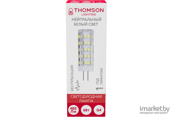 Светодиодная лампа Thomson LED G4 6W 480Lm 4000K [TH-B4207]
