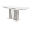 Стол обеденный Stolline Фрегат белый/бетон/стекло [202001000003]