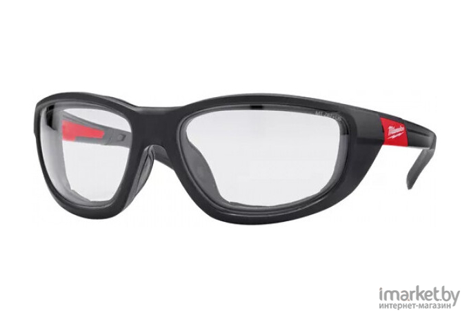 Защитные очки  Milwaukee с повышенной защитой с уплотняющей вставкой PREMIUM [4932471885]