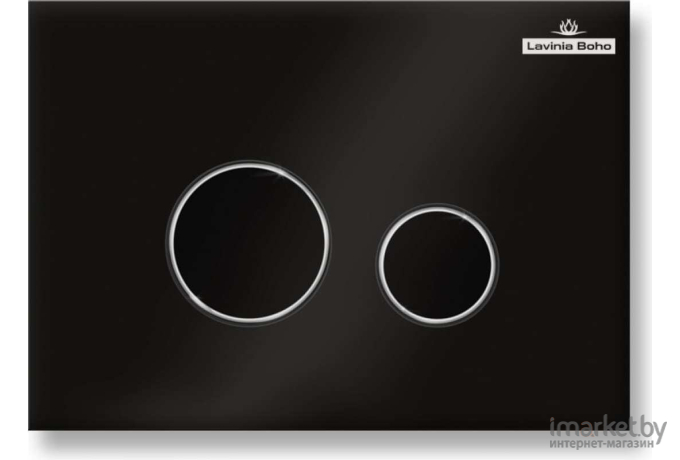 Унитаз Lavinia Boho Relfix Bell Pro Rimless 6 в 1 черное стекло [77050132]