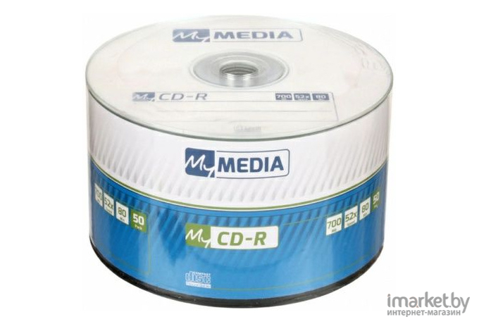 Оптический диск MyMedia CD-R 700Mb 52x в пленке (50 шт) [69201]