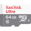 Карта памяти SanDisk microSD 64GB microSDXC Class 10 Ultra (SD адаптер) UHS-I 100MB/s [SDSQUNR-064G-GN3MA]