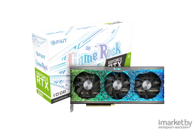 Видеокарта Palit NVIDIA GeForce RTX 3080 GameRock [NED3080U19IA-1020G]