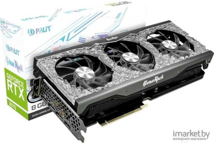 Видеокарта Palit RTX 3070 GameRock OC (NE63070H19P2-1040G)