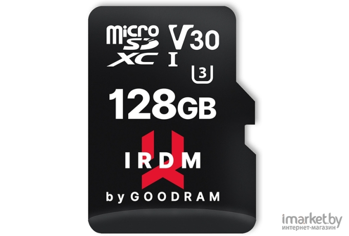 Карта памяти GOODRAM MICRO SDXC 128GB UHS-I W/A [IR-M3AA-1280R12]