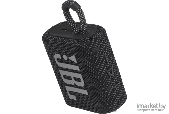 Портативная акустика JBL Go 3 Black [JBLGO3BLK]