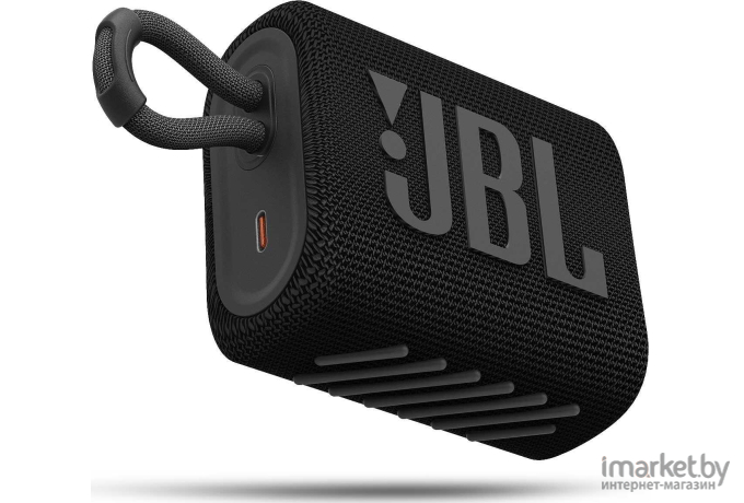 Портативная акустика JBL Go 3 Black [JBLGO3BLK]