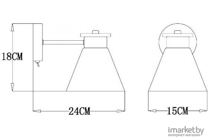 Бра Arte Lamp Tyler [A1031AP-1WH]