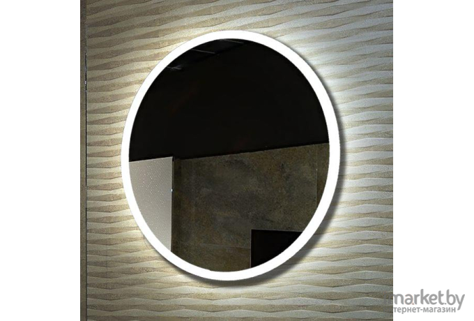 Зеркало Пекам Ring 1 70x70 с подсветкой, подогревом и сенсором