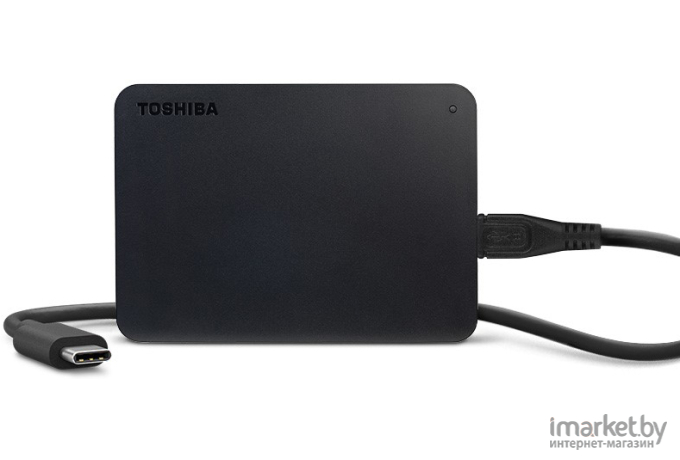 Внешний жесткий диск Toshiba Canvio Basics USB-C 1ТБ [HDTB410EKCAA]