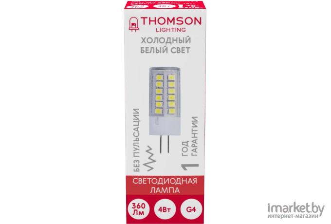 Светодиодная лампа Thomson G4 4W 360Lm 6500K 12V [TH-B4227]