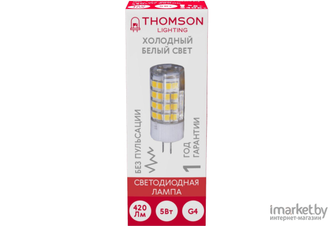 Светодиодная лампа Thomson G4 5W 420Lm 6500K [TH-B4229]